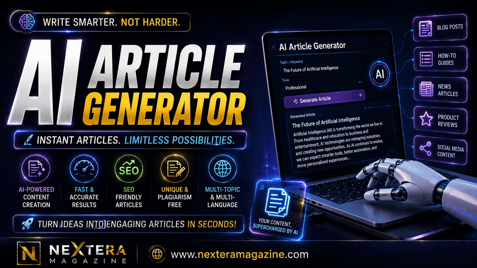 AI article generator